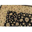 Tapis oriental traditionnel en laine noir noué à la main 9 pi 1 po x 11 pi Ziegler