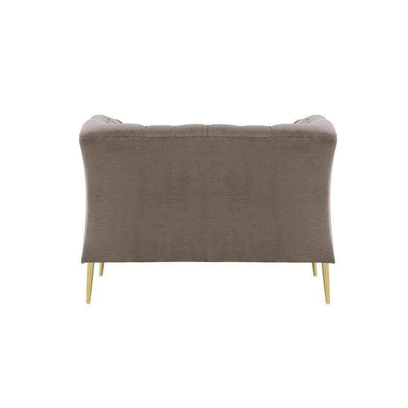 Ranae Upholstered Chair And A Half, Elephant