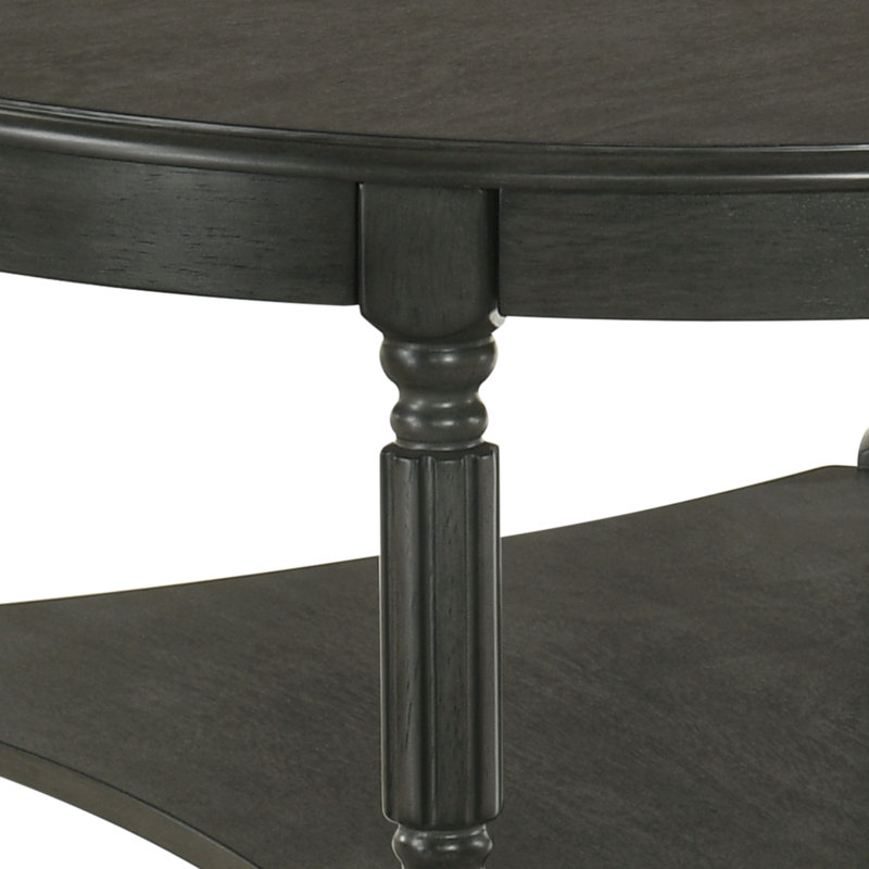 Table basse Locke, Chêne gris foncé