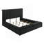 Luxueuse tête de lit capitonnée luxueuse 1pc avec plusieurs compartiments de rangement-66638918