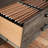 File Credenza With Adjustable Shelf, Brown Finish