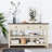 Console Table, 50 Inch Retro Sofa Table with 3 Storage Drawers and 2-Tier Open Storage Shelf Entryway Table for Living Room, Kitchen, Entryway, Hallway-65928588