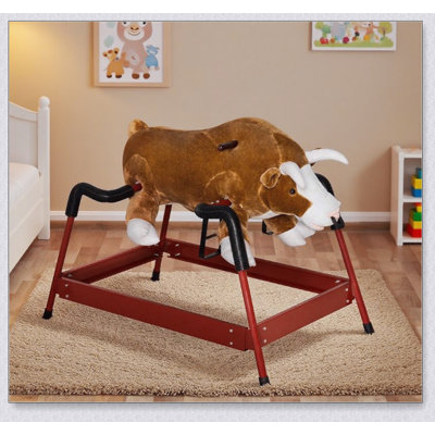 Cheval à bascule sécuritaire et durable pour enfants pour le jeu intérieur et extérieur, certifié ASTM-F963 pour un plaisir sans souci.