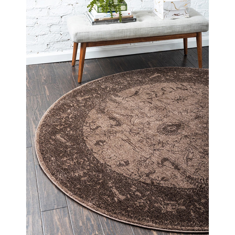 Soledad Oriental Indoor Rug, Round 8'