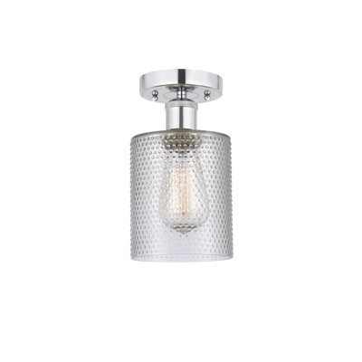 Anelise Glass Semi Flush Mount