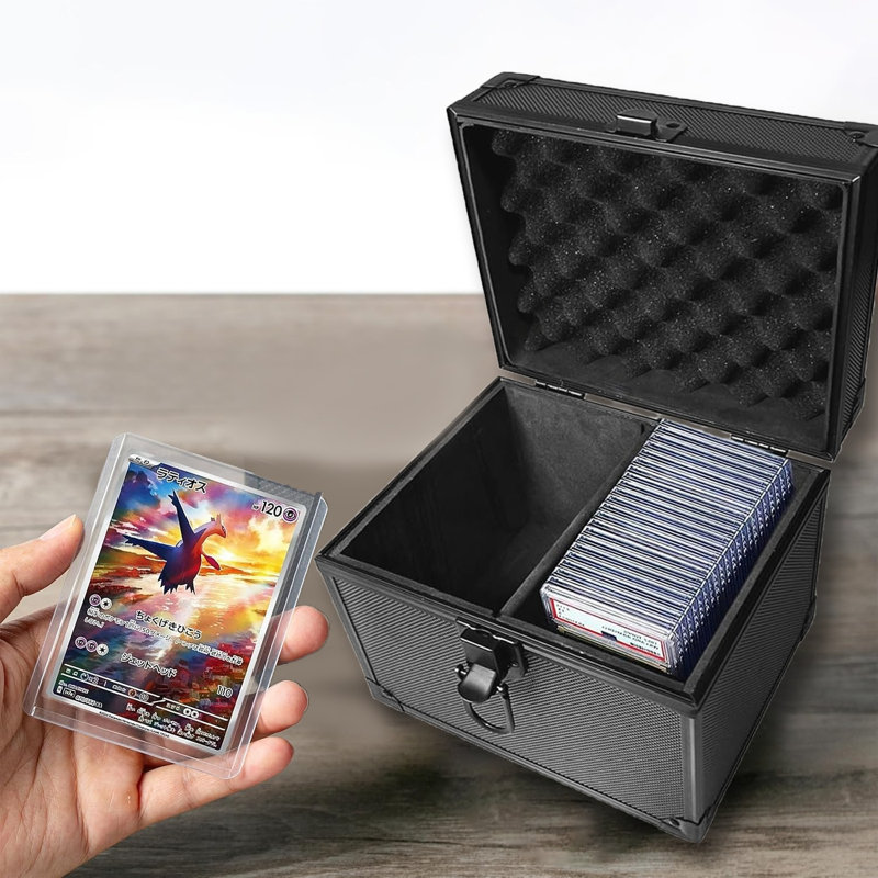 Graded Sports Cards Top Loading Card Carrying Storage Box