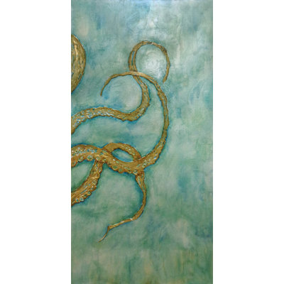 Octopoda III par L. Bodine - peinture sur toile tendue