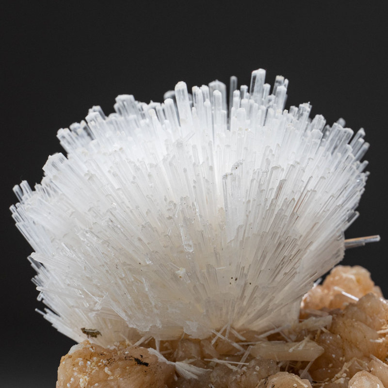 Scolecite on Stilbite from Nasik District, Maharashtra, India (2.20 Lbs)