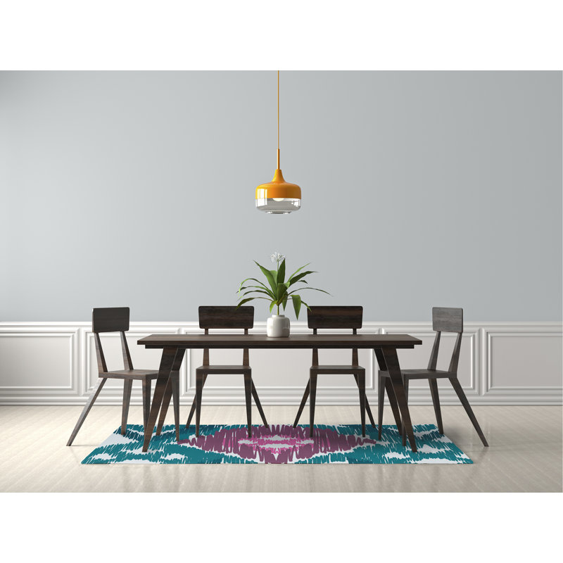 Chenille Abstract Indoor Rug, Rectangle 5' x 7'