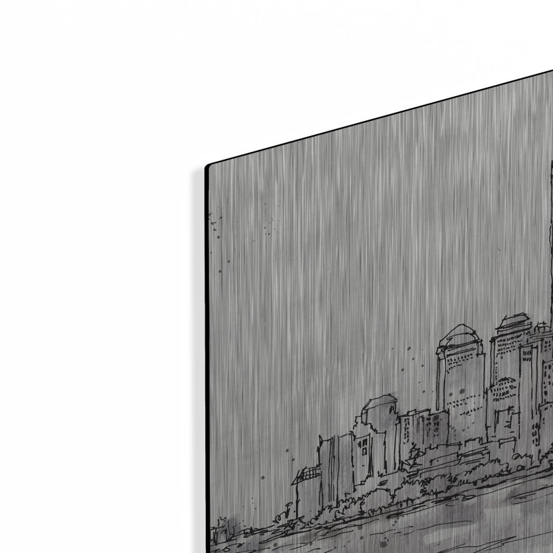 «Skyline Sketches I» par Anne Tavoletti, H 16 po x l 24 po