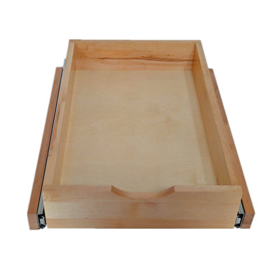 Premium Solid Wood Pull-Out Drawer with Soft-Close Slides – 22" Deep, Multiple Widths Available Kitchen Pull-Out Tray