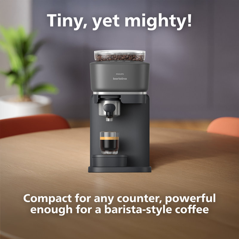 Philips Baristina Automatic Espresso Machine - , Black