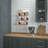 Wall Mount Coffee Mug Rack with Upper Storage Shelf-638948346