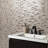 Kavik Interlocking 12 in. x 12 in. Glossy Glass Mosaic Wall Tile
