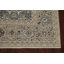 Tapis bleu clair / gris clair en laine Ziegler