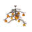 Lazarus 12 - Light Dimmable Tiered Chandelier