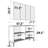 4-Door Sideboard With Ring Pull Handles And Tapered Legs-1914344504