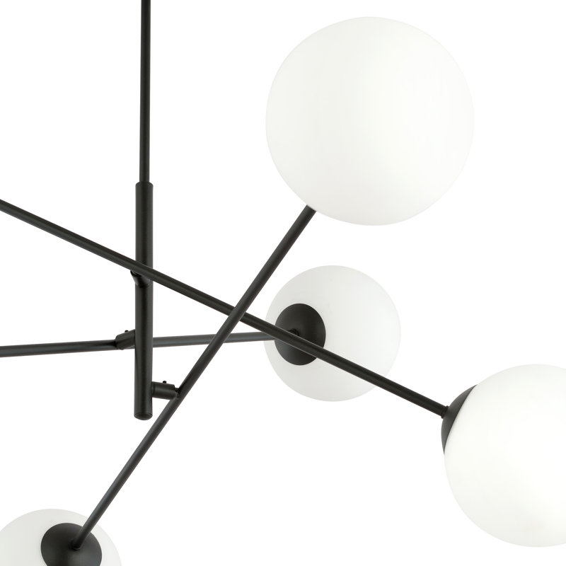 Rayle 6 - Light Sputnik Chandelier, White