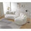 Canapé courbé de forme ingénieuse beige (même référence: W876S00301)