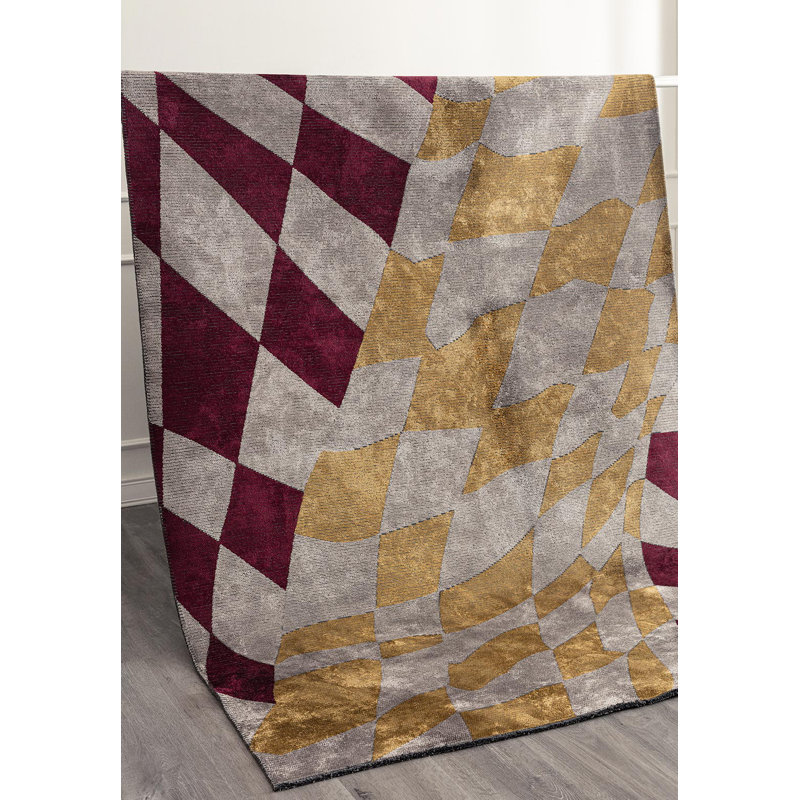 Rapture Abstract Area Rug, Rectangle 6'7" x 8'3"
