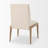 Linen Parsons Chair in Cream-1029794507