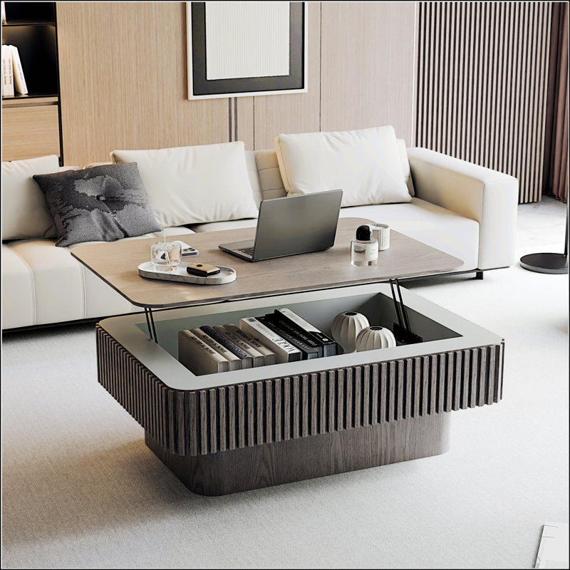 Table basse à plateau relevable 38,6 po