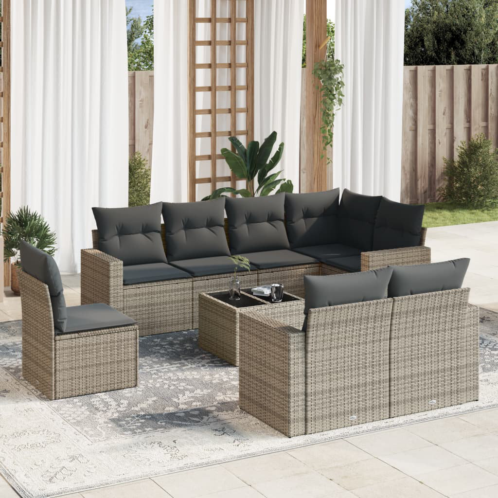 62 cm breites Outdoor-Sitzgruppen-Set mit Kissen