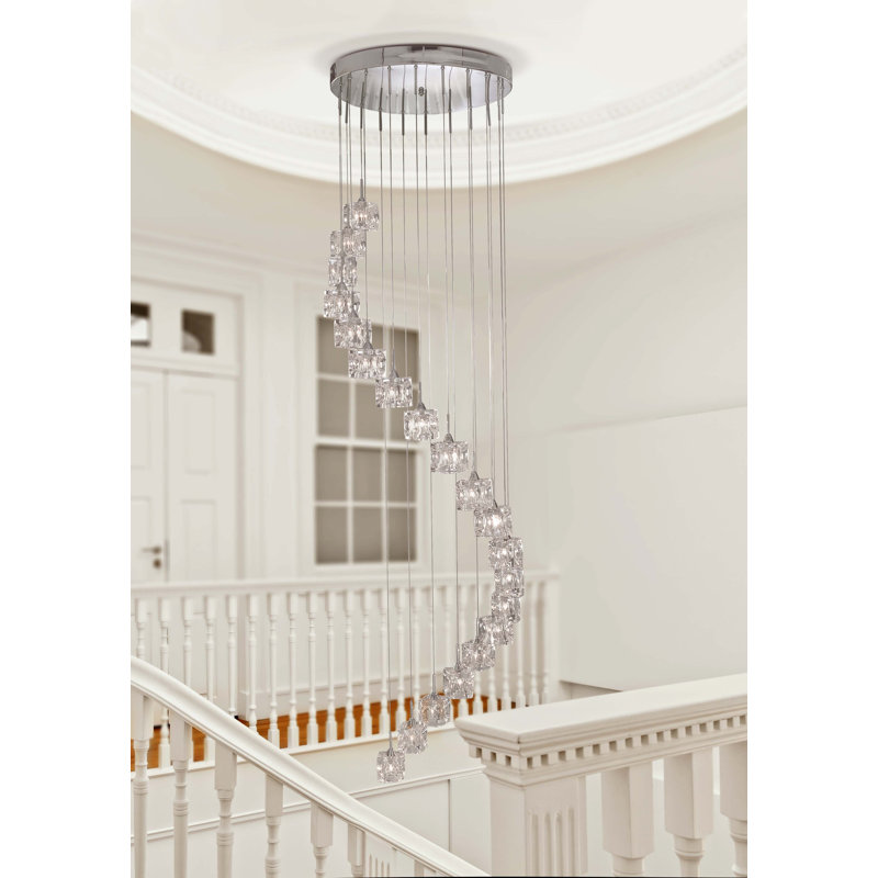 Chou 20-Light Cluster Chandelier