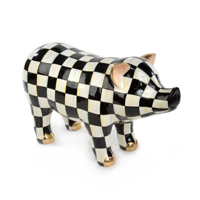 Courtly Check® Pig Figurine
