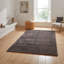 Lux Shaggy area rug Machine Woven Charcoal-100475226