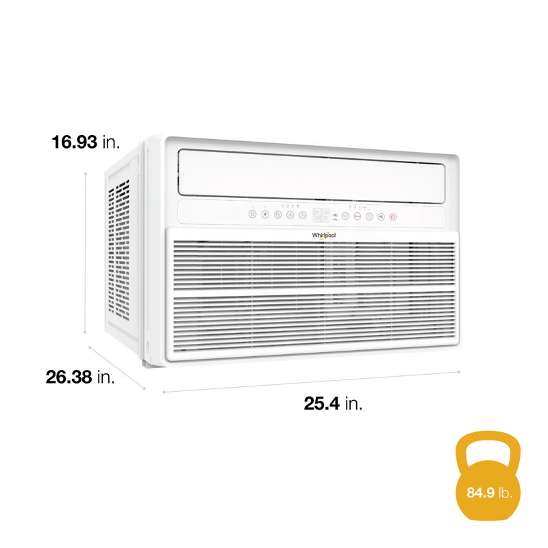 15,000 BTU White Window Inverter Air Conditioner with Remote