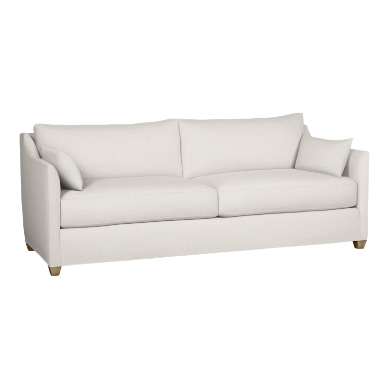 Canapé-lit Newlin, Hampton, 100% polyester parchemin Nadia