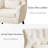 Thick Cushion Tufted Button Velvet Accent Chair-778263689