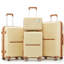 Ensembles de valises 4 pièces (14/20/24/28) Valise extensible légère et durable en PP