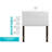 Nova G0113-THB Twin Headboard , WHITE-899092331-899092341