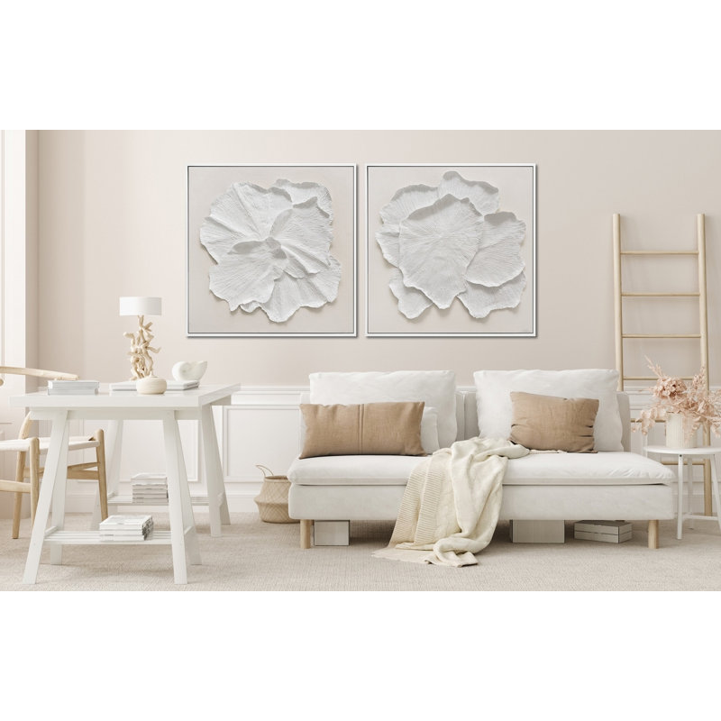 «Delicate Petal II», art mural sur toile