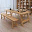 Bureau rectangulaire en bois massif Burlywood-1758022646