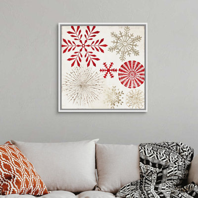 " Christmas Snowflakes " Painting Print