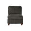 Canapé modulaire en forme de L en chenille gris ultra doux 8 pièces pour salon moderne avec coussin arrière
