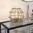  Kennet 9" Tall Concrete Pedestal Table Lamp with No Shade in Brass/Concrete/No Shade