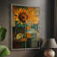 «FLORAL Series CDLxxxx», reproduction encadrée - bois massif-851506282