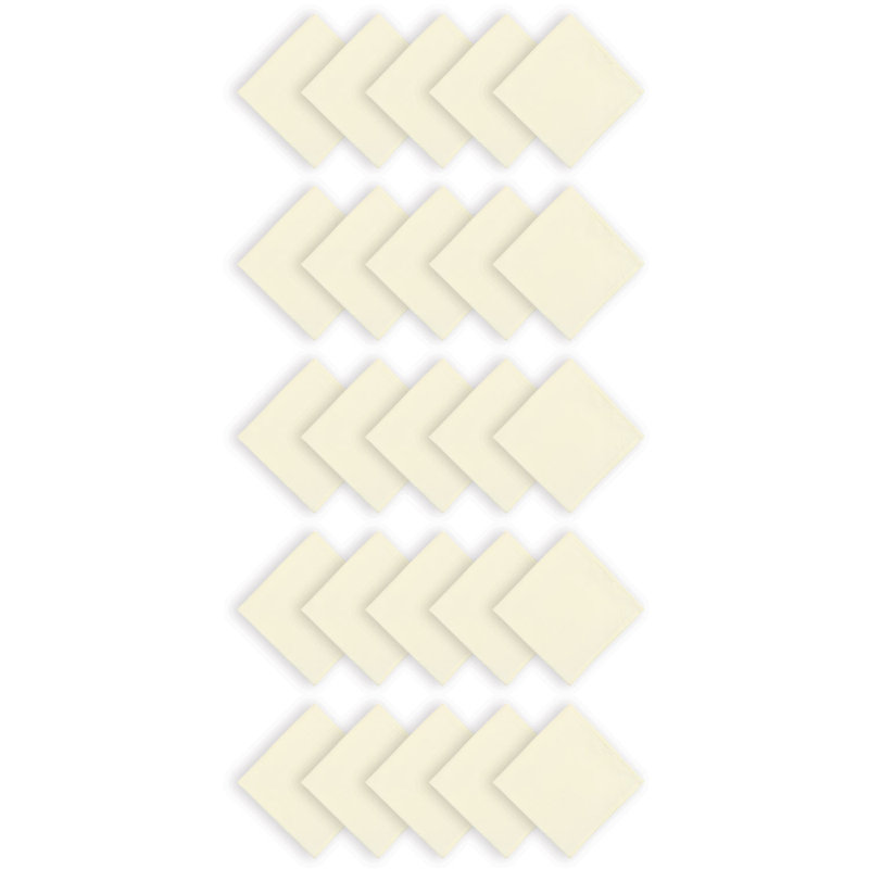 Polyester Square Napkin, Ivory