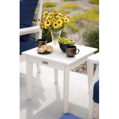 Aspen 18.2" HDPE Outdoor Side Table