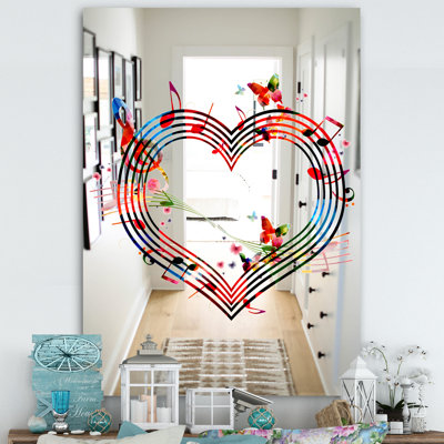 Music Rectangle Mirror