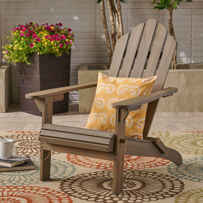 Chaise Adirondack pliable pour l'extérieur