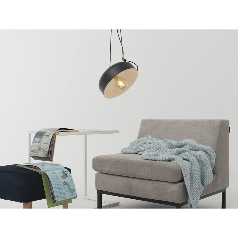Allan 1 - Light Single Pendant, Black