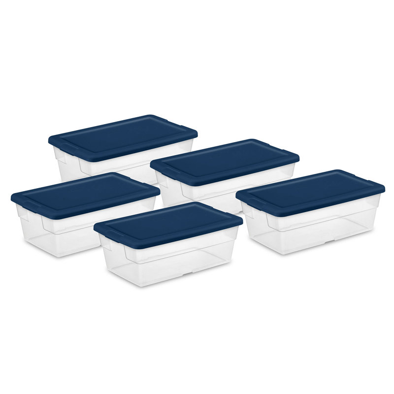 Plastic Storage Bin Set
