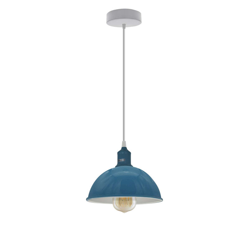 Pockerley 1 - Light Dome Pendant, No, Dark Blue