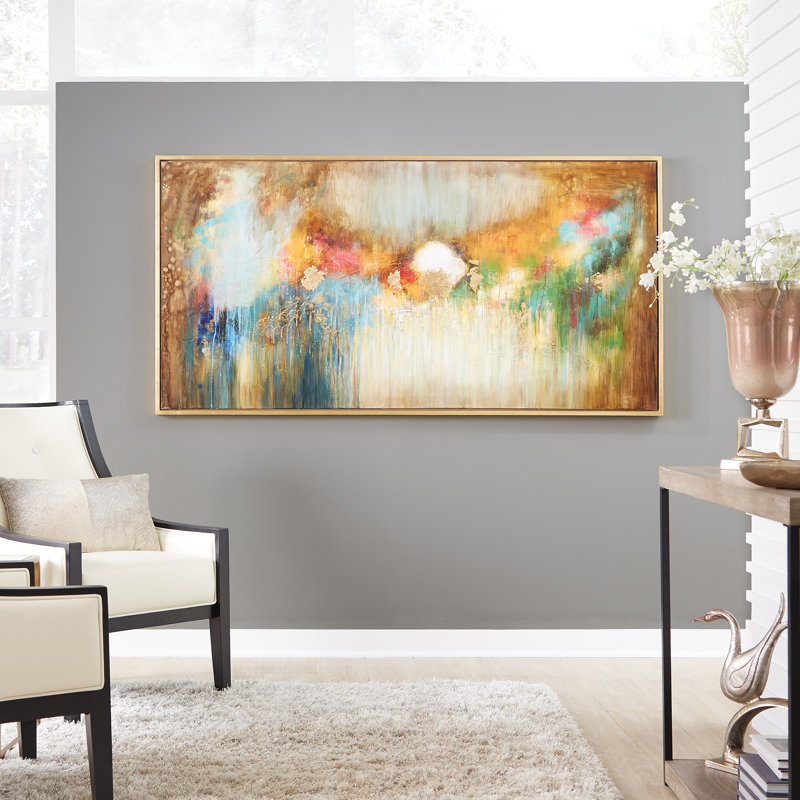 « illusion », peinture sur toile encadrée