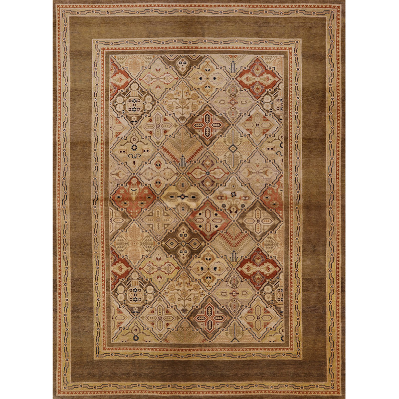 Tapis oriental beige / brun Nene, Rectangle 2 pi x 3 pi